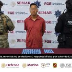 SSPC Colima y Marina detienen en Cuauhtémoc a distribuidor de droga del Cartel Los Mezcales