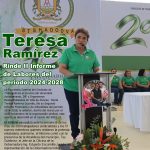 Lideresa Tere Ramírez rinde II Informe de Labores del periodo 2024-2028