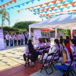 Gobierno de Indira Vizcaíno acerca servicios de Brigadas Violeta a mujeres de Las Moras en Coquimatlán